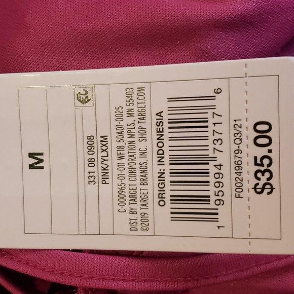 COPY - Wild Fable Pink sequined spaghetti strap mini slip dress - Picture 9 of 9